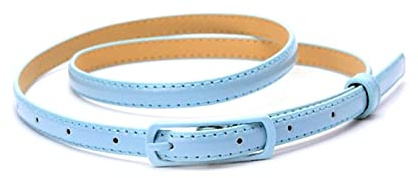Stevenurr Damen dünner Ledergürtel Dornschließe Gürtel für Kleider Damen Gürtel 105cm schmaler Gürtel Bekleidungszubehör