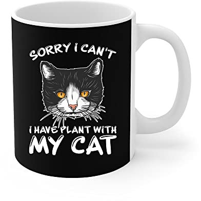 456 Tazze Mi Dispiace Non Posso Avere Piani Con Il Mio Gatto Ceramica Tazzine Da Caffè Moderne Tazza In Ceramica Per Compleanno Papà Lavoro 330Ml