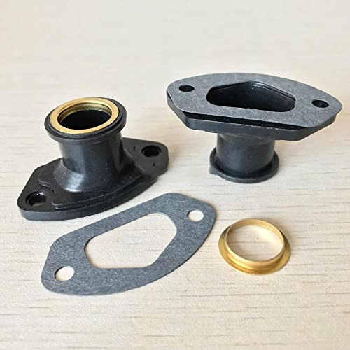 2 set di parti for motosega Collettore di aspirazione di scarico con anello e amp;Guarnizione adatta for parti di motoseghe 45CC/4500 52CC/5200 58CC/5800 Strumenti Parti