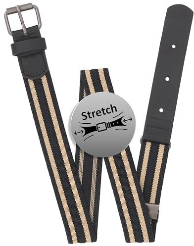 EANAGO elastischer Stretch-Kindergürtel Mädchen & Jungen 3-15 Jahre, vegan