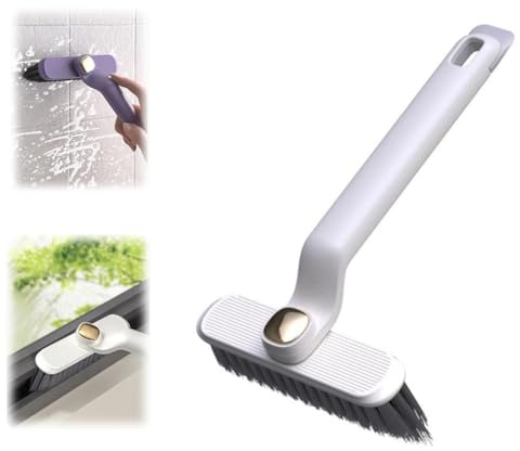 Multi-Function Rotating Crevice Cleaning Brush, 360°Hard Bristle Crevice Cleaning Brush, Rotating Cleaning Brush, Hard Crevice Cleaning Brush Gap Cleaning Brush for Window Bathroom Kitchen