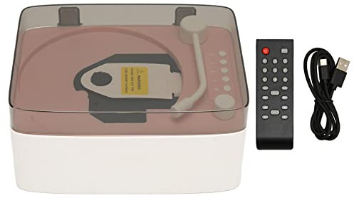 MUNEFE Reproductor De CD Vintage, Equipos De Sonido Que Reproducen CD, Reproductor De CD Retro, Adecuado para Disfrutar De Su Música O Estación De Radio Favorita(Color Rosa)