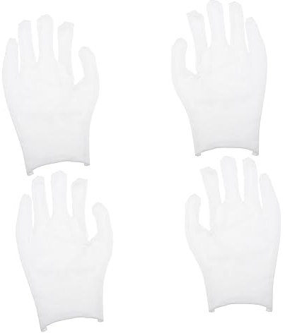 Homoyoyo 12paare Baumwollhandschuhe Schweißabsorbierend Multifunktionshandschuhe Aus Baumwollgarn Für Handpflege Und Vielseitige Verwendung Tagsüber Oder