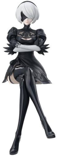 Gioco Action Figure Automata 2B YoRha No.2 Tipo 2B Figura 13 CM Yorha 2B Anime Figura Seduta Posizioni Pvc Statua Modello Ornamenti da Collezione
