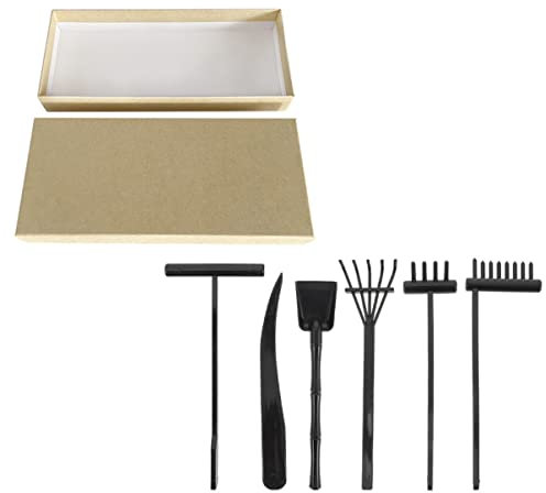 VICASKY Zen Garden Rake Set Small Rakes for Desk Garden Table Decoration Props for Sandpit