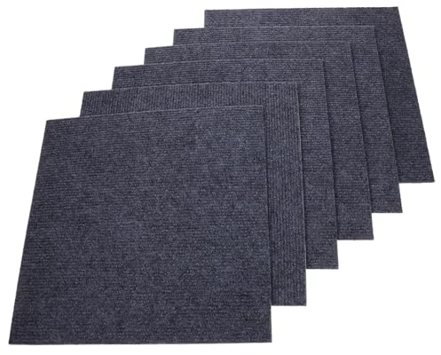 Angoily 10pezzi Piastrelle Moquette Per Pavimento Tappeti Quadrati Interlocking Tappetini Per Area Giochi Comfort e Sicurezza Per Crawler e Giochi Quotidiani