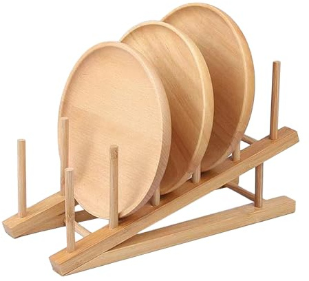 Wooden Storage Shelf - Jigsaw Puzzle Holder | Multifunctional Organizer Rack for Kids Crafts, Game Boards, Kitchen Dishes, Home Office Display Stand for Puzzle Pieces and Art Supplies