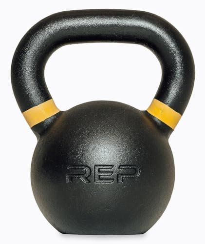 REP Fitness Single Kettlebells, 35 lb, Cast Iron, Strength Training, Adjustable Weight, Power Workout Equipment, Home Gym, Free Weights, Dumbbell Alternative, Exercise, Men, Women