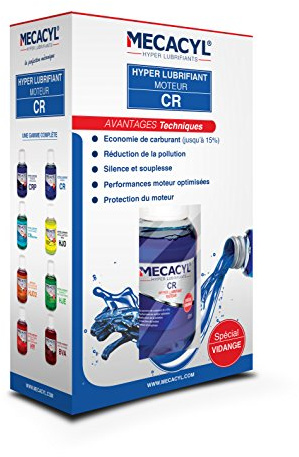 Mecacyl CR - Flacon 300 ML - Hyper-Lubrifiant - Spécial Vidange Moteurs 4 Temps - Essence, Diesel, Hybride, Gaz
