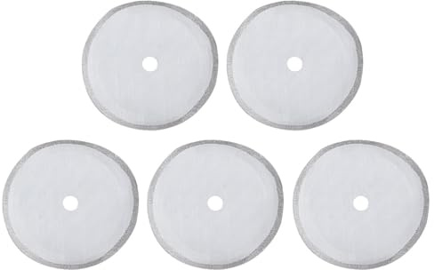 Cafetières, Lot de 5 Filtres de Rechange pour Cafetière en Acier Inoxydable 304 M 800ml