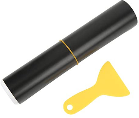 Bande De Pare-Brise De Voiture, Noir Mat 130 X 20 Cm Autocollant De Protection Solaire De Pare-Brise en PVC Universel pour Automobiles