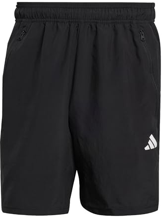 adidas Herren Train Essentials Woven Training Shorts, Black/White, XL 5 inch