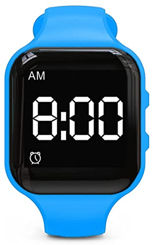 e-vibra Vibrationswecker-Uhr Wasserdicht Aufwacharmband Stille Pillenerinnerungsuhr - mit Timer und 15 täglichen Alarmen