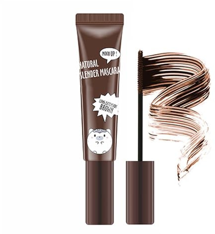 Silk Fiber 5D Braun Wimperntusche Wasserfest, Schnell Trocknend, Wischfest & Langlebig für Lange Wimpern, Non-clump Mit Falsche Wimpern Effekt, Augen Make-Up