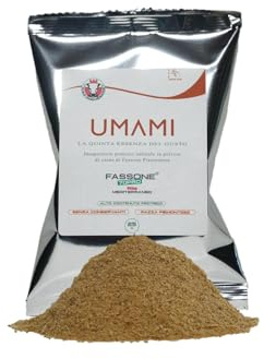 Umami di Fassone – Insaporitore proteico naturale in polvere di carne secca di Fassone con 70% di proteine | Esalta Brodi, Zuppe, Pasta, Carne e Verdure | Senza Glutammato aggiunto (Pack da 10 x 25 g)