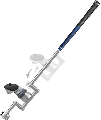 YEZRO Golf Club Attachment for Meta Quest 3s and Quest 3-27” or 19” Dual Length - Adjustable Weighted Golf Club Handle Accessory for Golf+ Realistic Weight & Balance (for Left & Right Controller)