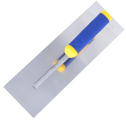 LUCKDANO Cazzuola per Rasatura Professionale per Intonaco - Manico Ergonomico Adatto per Applicazioni Multi-finitura - Utensile per Fughe in Acciaio Inossidabile da 300 Mm per Pittori e Muratori
