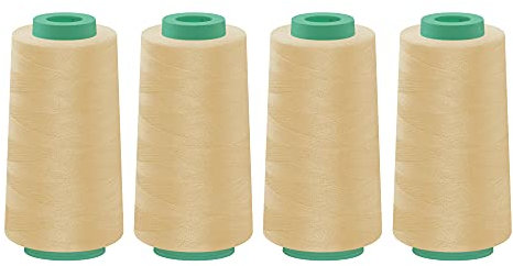 dalipo - Polyester Overlockgarn 4 x 2500m, gelb-orange