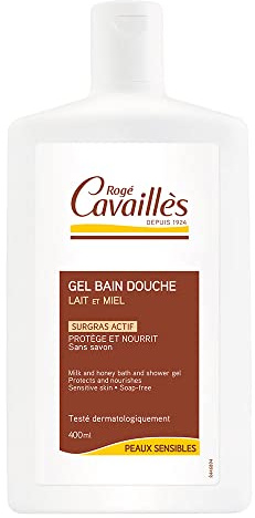 Rogé Cavaillès Gel Bain Douche Surgras Lait et Miel 400ml