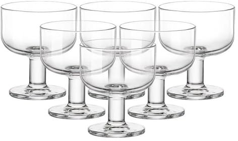 Rocco Bormioli 091250 Copas Helado, 240 milliliters, Vidrio