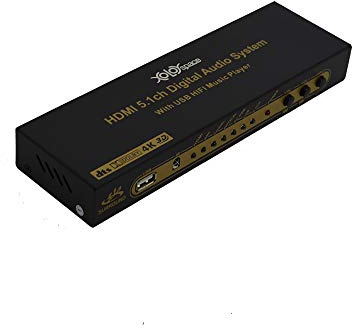 XOLORspace DU50 HDMI/ARC/COAXIAL/Optisch/USB zu 5.1 Audio-Decoder-System mit Fernbedienung