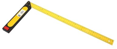 Rostfritt stål rummanvinkel 500 mm – anslagsvinkel, rengöringsvinkel