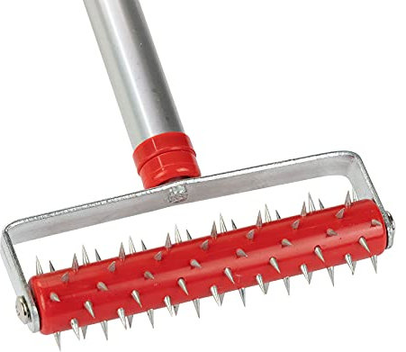 DEMA Teleskop Tapeten Stachelwalze 15 cm – Igelwalze, Nagelwalze & Entlüfter, verstellbar von 59,5-102 cm