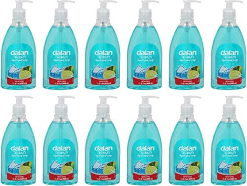 Jabón de manos (12 x 400 ml) Jabón de manos antibacteriano hidratante. Jabón líquido para lavado de manos (refrescante)