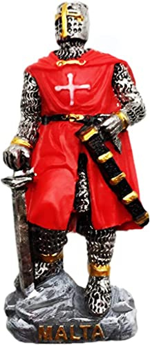 Magnete per frigorifero con guerriero di Malta, decorazione per frigorifero, souvenir in resina