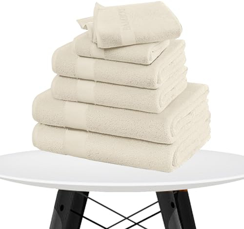 Lions Bamboo Towels - Premium Bath Towels Pack of 2 - (70 x 120 cm), 60% Bamboo 40% Cotton Bath Towel, Super Soft Quick Dry Water Absorbent, Hotel Quality