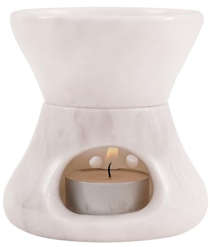 Radicaln Butterwärmer aus Marmor, 10,2 cm, handgefertigt, für Partys, Fondue-Set für Küche, weiße Schokolade mit Butterschmelzer