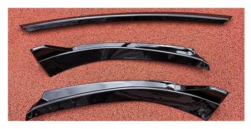 Splitter Auto Für Golf 6 MK6 Für TSI Für TDI Standard 2008 2009 2010 2012 Frontstoßstange Splitter Lip Diffusor Body Kit Spoilerschutz Frontspoiler(Gloss Black A)