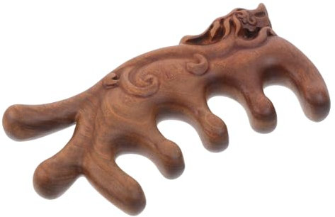 Ipetboom Holz Handwerk Massagekamm Für Kopfhaut Und Körper-akupunktmassage Langlebig Und Praktisch Für Familie Reisen Und Outdoor Smooth Surface Details Für Massagegeräte Und Geschenke