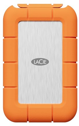 LaCie Rugged SSD4 2TB, 40Gbps USB-C, Orange, Data Rescue Service (STND2000400)