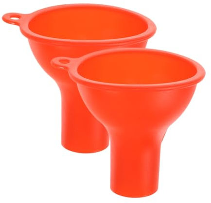 VICASKY 2pezzi Imbuto in Silicone Per Alimenti Per Imbuto Per Esperimenti Per Liquidi Da Cucina Strumento Di Trasferimento Per