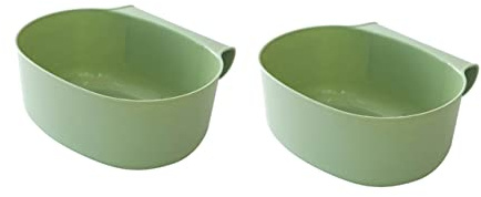 iplusmile Pattumiera Da Appendere All’anta Armadio Cucina Verde, Contenitore Portarifiuti Salvaspazio Sospeso, Set 2 Pezzi Per Raccolta Rifiuti e Organizzazione Casa Ufficio