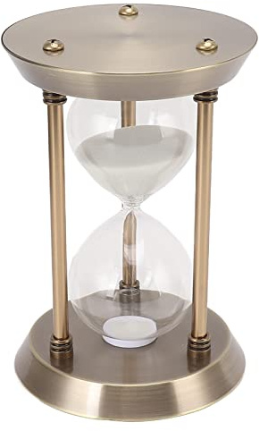 Timer dell'orologio a Sabbia, Timer di Sabbia Lucido con Alto Contenuto di per Ufficio (M 30 min)