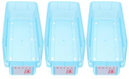 HONITANO 3 Pezzi Organizer Scatole Farmaci Contenitore Portatile Impilabile per Medicinali Vassoio Compresse per Viaggio e Farmacia Domestica