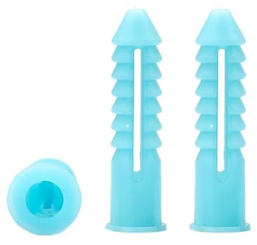 Tasselli in plastica, Tubo Di Espansione in Plastica Tasselli a Muro Blu M6 M8 20/60 Pz(60pcs,M6x26)