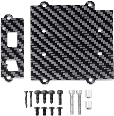 Piezas Mejora Modelos Rc Para Traxxas 1/6 Para XRT 8S Para MAX6 Accesorios Repuesto Automóvil RC Placa Montaje ESC Fibra De Carbono Modificación Piezas De Actualización Para Buggy Y Camión RC