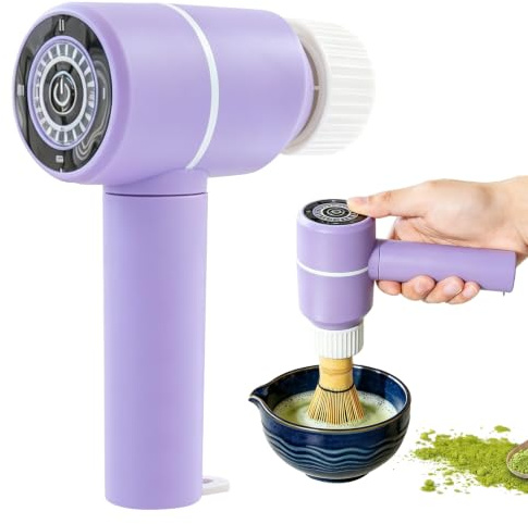 Fouet électrique à matcha, pratique et rechargeable, pour cérémonie de thé et cuisine, 3 vitesses