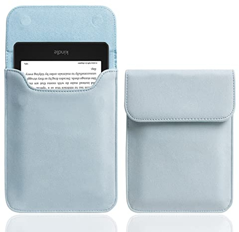 WALNEW Hülle für 7 Kindle Paperwhite and Kindle Colorsoft Signature Edition (2024 Released), Schutzhülle Tasche Sleeve für 6.8-inch All-New Kindle Paperwhite 11th Generation 2021 (Blau)