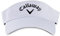 Callaway Unisex Hw Cg Liquid Metal Visor Wht or Blk 22, White/Black, One Size UK