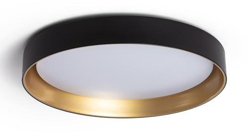 LEDKIA LED-Deckenleuchte 30W Rund Metall Ø550mm CCT Wählbar Big Broadway Sc | Rund Ø550mm Metall | CCT Wählbar: Warm-, Neutral-, Kaltweiß | Für Wohnzimmer, Küche, Schlafzimmer