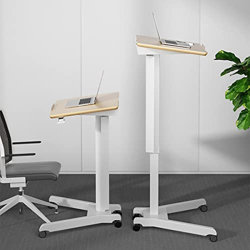 DUTIL Rednerpult, Stehpult, höhenverstellbares (72-109 cm) Rollpult, Laptop-Computer-Buchhalter, tragbares Präsentations-Konzertpodium, Rezeption, kleines Podium