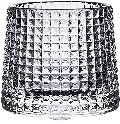 Decantador de whisky Hermosos vasos de whisky, vasos de whisky Crystal Diamond Glassware, vaso de whisky para whisky escocés, whisky bourbon, cócteles, decantador de coñac (Color : 1)