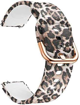 FACDEM 18 mm Smartwatch-Armband für Garmin Venu 2S/Vivoactive 3S 4S Silikon-Armband Ersatzarmband Zubehör für Active S Armband, 18mm For Venu 2S, Achat