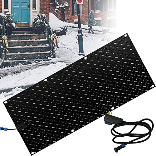 Schneeschmelzsystem, 3-teilige Schneeschmelzmatte, Dach- und Talheizung, 11,8 Zoll x 35,4 Zoll beheizte Gehwegmatte zum Schmelzen von Wohnschnee, ideale Schneematte für den Winter im Freien, effektive