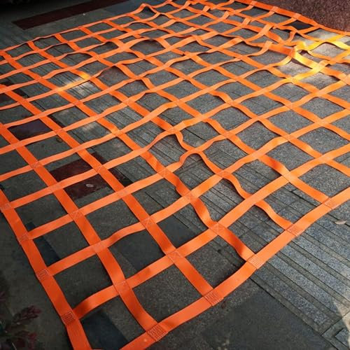 Flaches Nylon-Schlingenhebenetz - Polyester-Frachthebenetz, Frachthebetasche, Frachtschlingennetz, Hängendes Netz, Hebenetzriemen, schweres aus schutznetze anhängernetz kletternetz ( Size : 4 X 4M/Mes