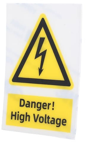 JECOMPRIS Electrical Sticker Pack High Voltage Warning Labels Safety Sign Electric Labels Warning Sticker Electric Panel Signs